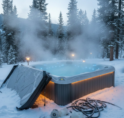 Do Hot Tub Covers Get Damaged in Snow? How to Protect Them